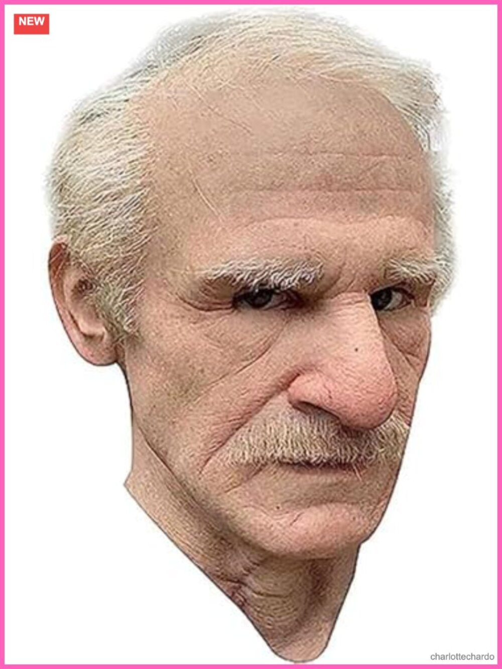 Realistic Old Man Latex Mask Halloween Cosplay Costume Prop Adult